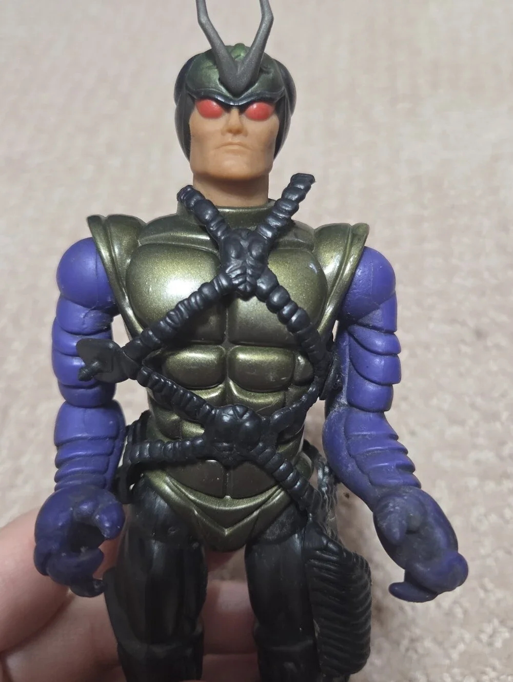 Vintage 1984‎ Coleco Sectaurs Warriors of Symbion action figure Commander Wasp